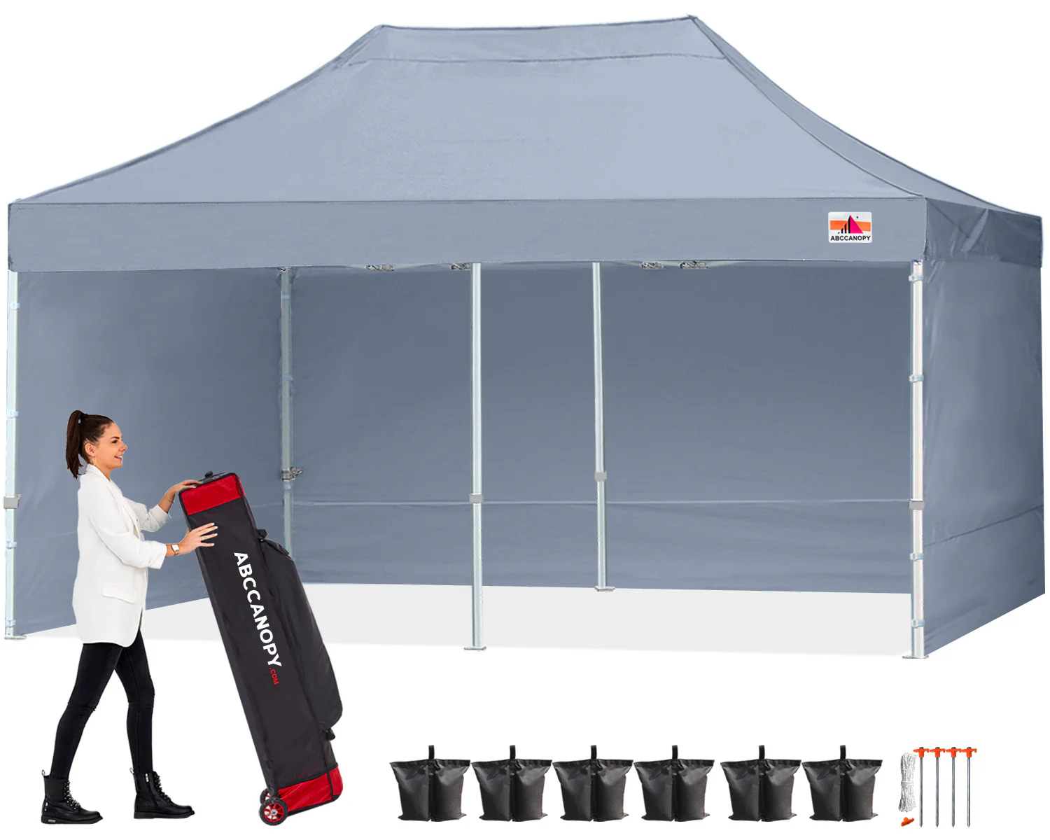 S1 Nova Base™-Lite Pop Up Canopy Tent with Sidewalls 10x10/10x15/10x20 - Image 20