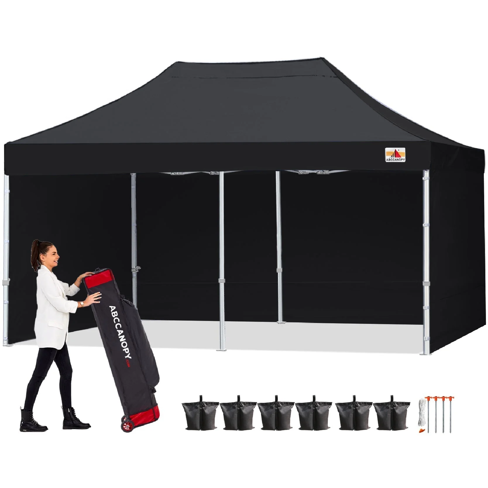 S1 Nova Base™-Lite Pop Up Canopy Tent with Sidewalls 8x8/8x12/8x16 - Image 16