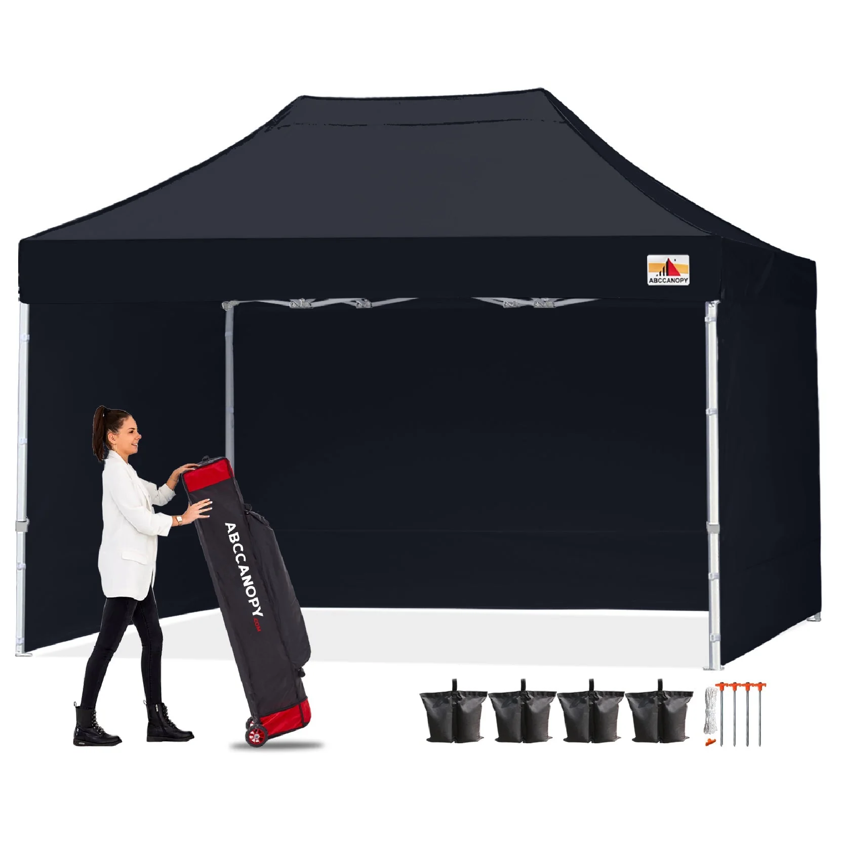 S1 Nova Base™-Lite Pop Up Canopy Tent with Sidewalls 8x8/8x12/8x16 - Image 17