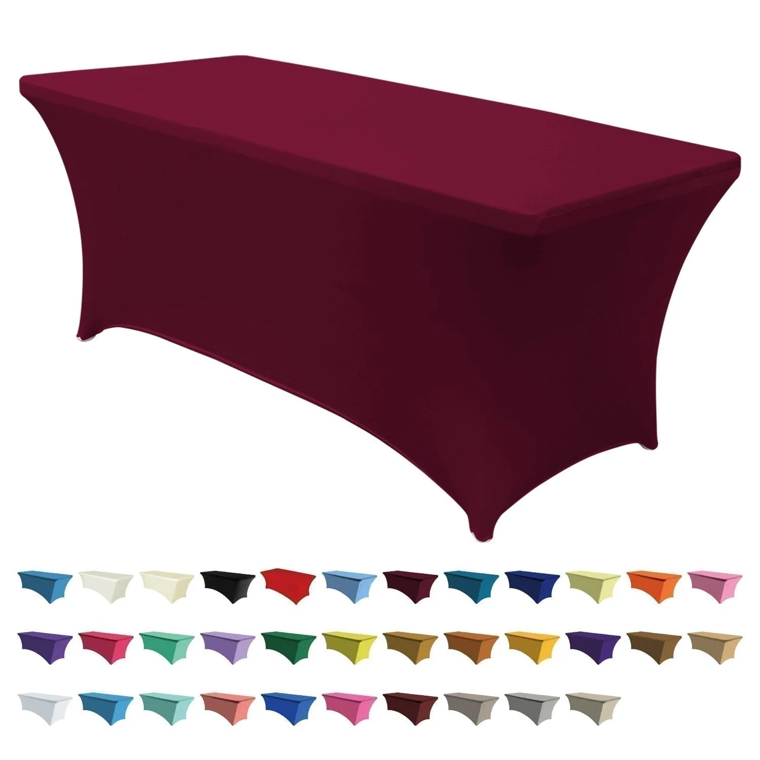 Spandex Tablecloths for Home Rectangular Table 1PC - Image 16
